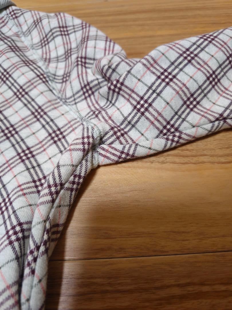 希少淡い水色BURBERRY ブルーレーベル ノバチェック フルジップジャケット