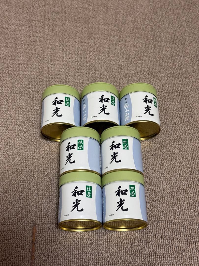 丸久小山園　抹茶　和光 40g x 7缶