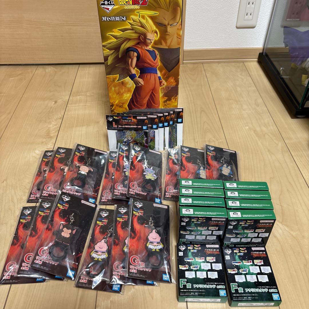 ドラゴンボール一番くじ A賞超サイヤ人3孫悟空、その他下位賞×33