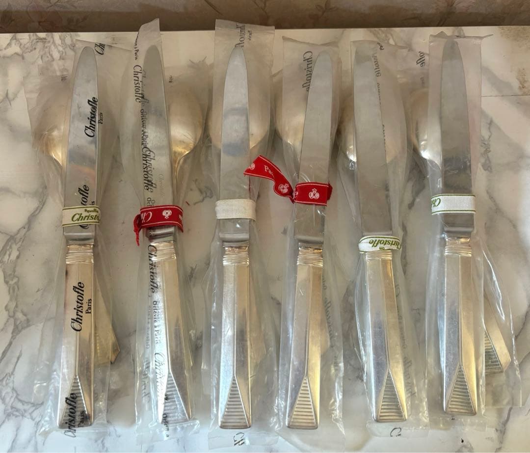 クリストフル　アトランティッド　テーブルカトラリー　廃盤　レア　18本セット