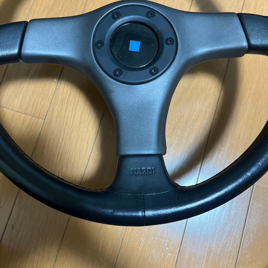 NARDI ステアリングハンドル 3本スポーク 黒