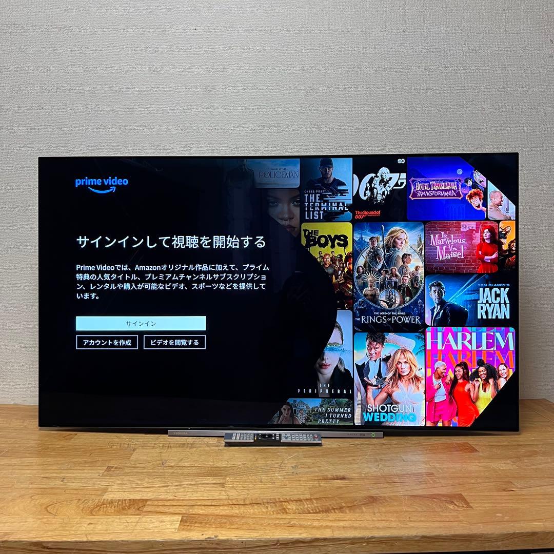 東芝 55V型 4K 有機ELテレビ REGZA 55X930 タイムシフト対応