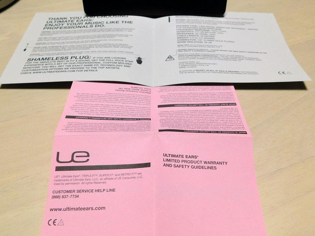 Ultimate Ears TripleFi 10 pro イヤホン