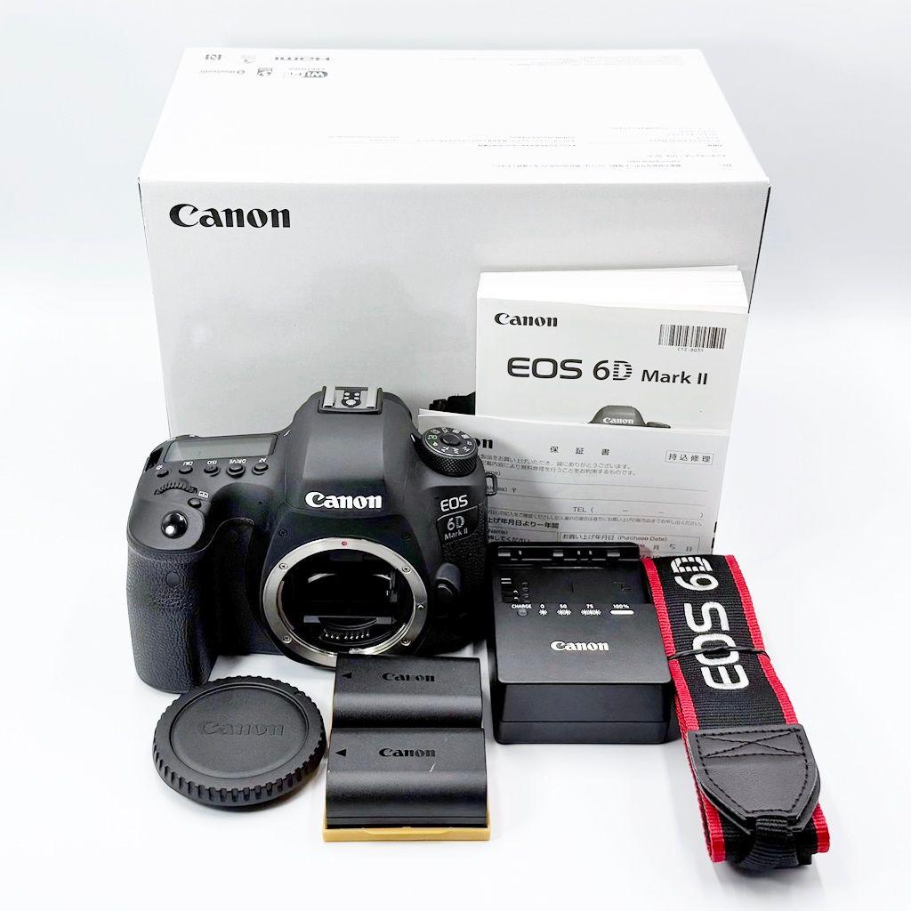 【美品】キヤノン EOS 6D MarkII ボディ 一眼レフ カメラ 中古