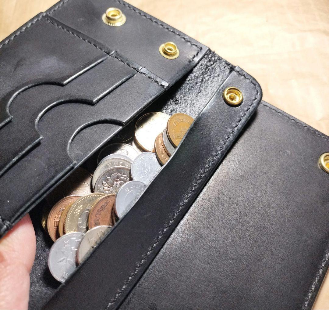 トラッカーウォレット 黒蛇