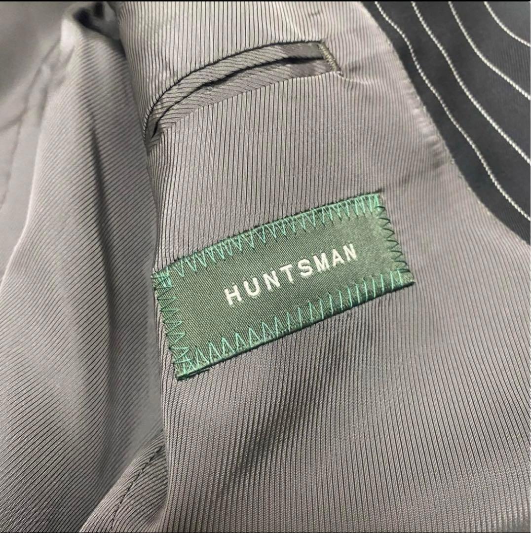 高級スーツ 英国ブランドHUNTSMAN ハンツマン 48 14万円