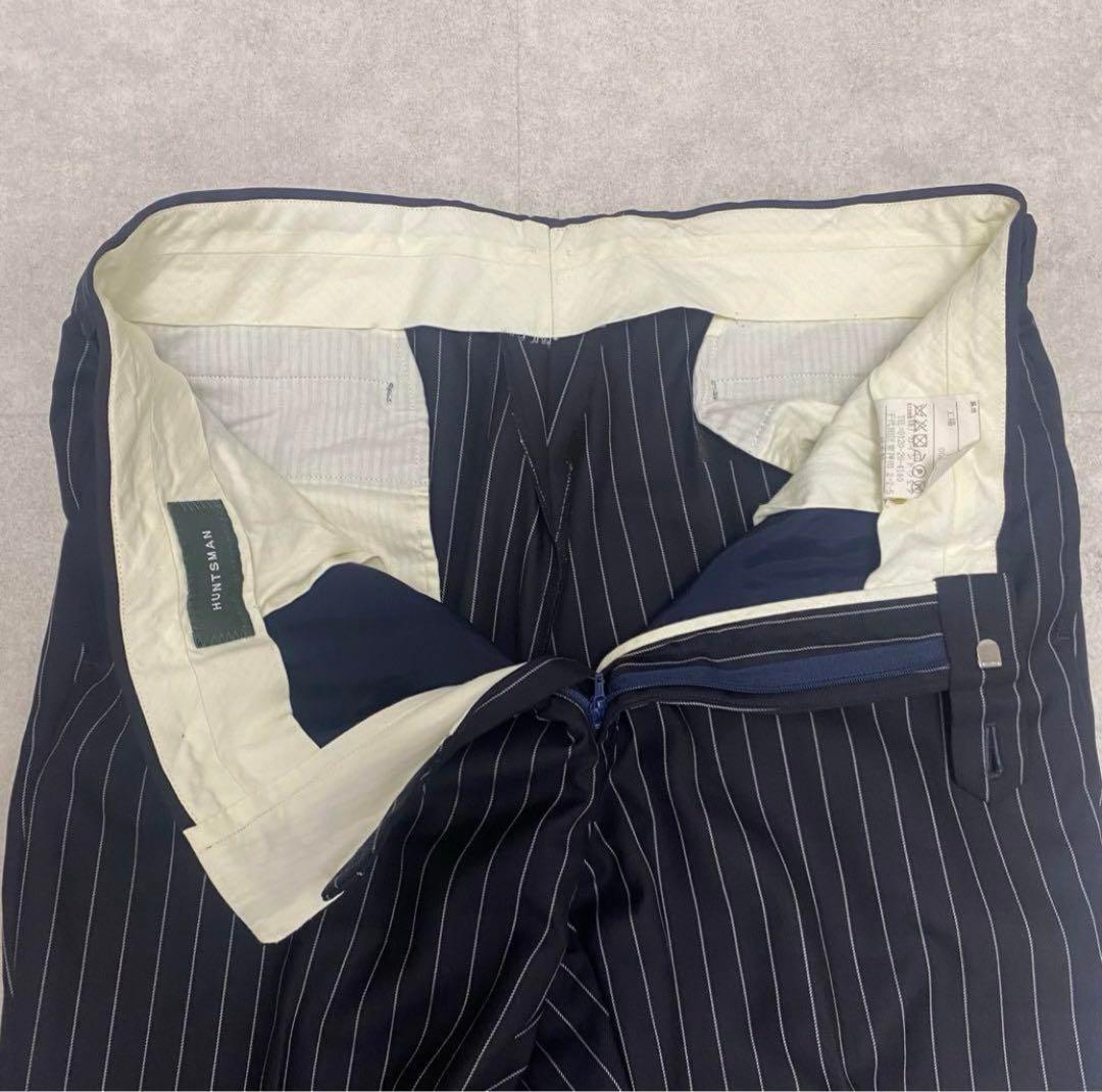 高級スーツ 英国ブランドHUNTSMAN ハンツマン 48 14万円