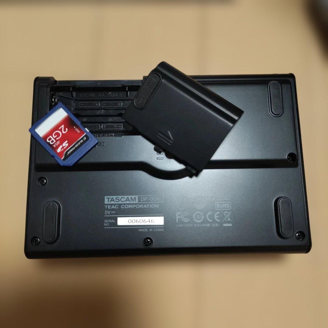 レコーダーTASCAM DP-006 ＆ マイクECM-330 ＆ GT20