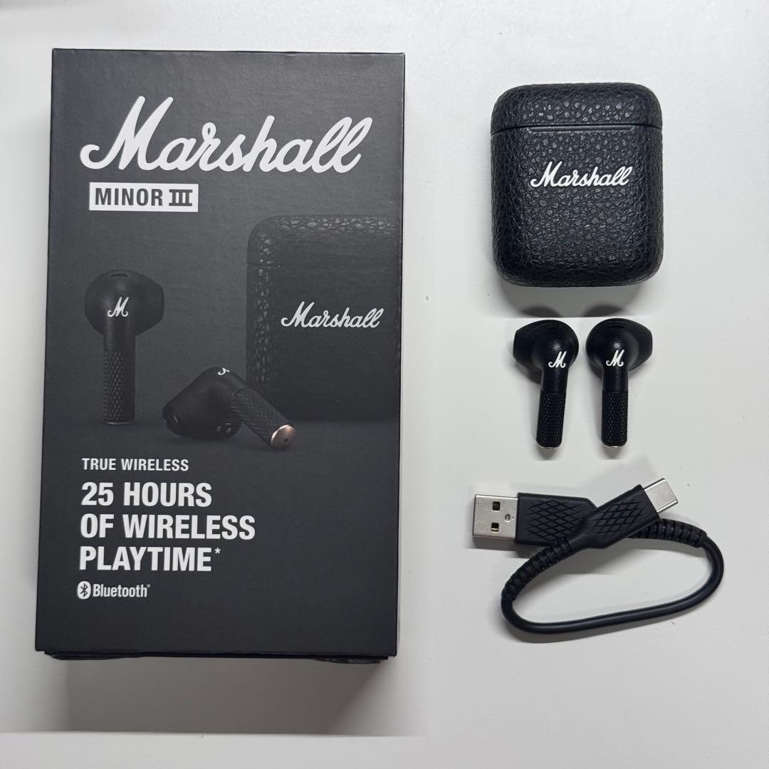 Marshall Minor III ワイヤレスイヤホン 美品