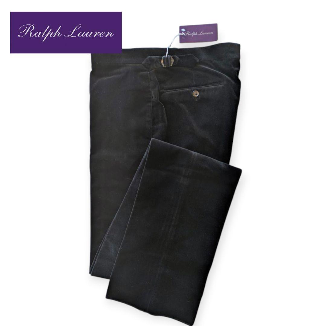 【新品】RALPH LAUREN PURPLE LABEL ブラックスラックス