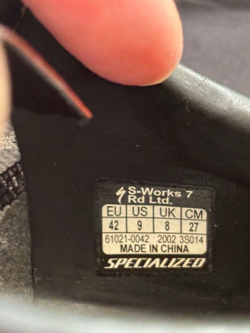 ウェア S-WORKS 7 ROAD SHOE SPEED OF LIGHT LTD