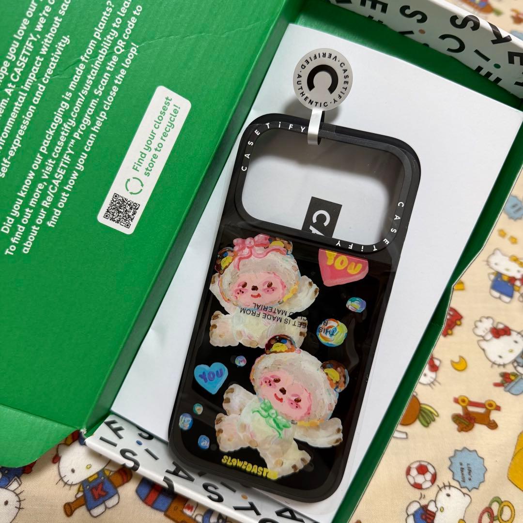 CASETiFY スローベア ブラック iPhone 17 proケース