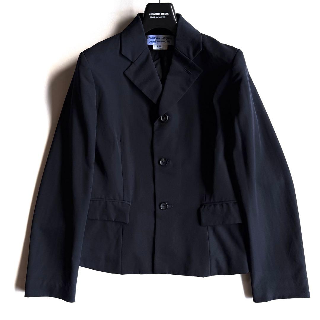 《美品》コムデギャルソン コムコム 定番 ジャケット ダークネイビー S