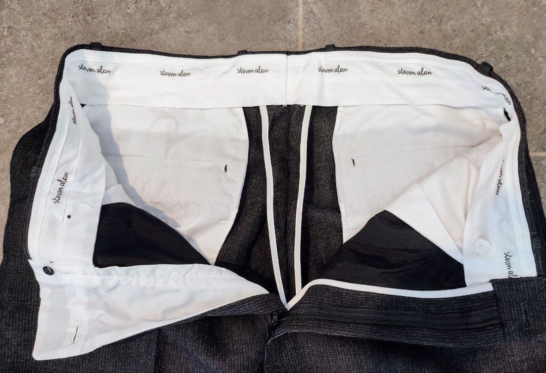 ■Steven Alan■2PLEATED DRESS TROUSERS■