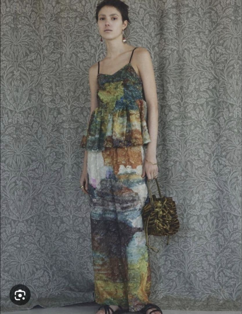 Ameri　MEDI RACHEL FLUFFY ART PANTS