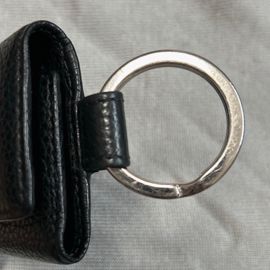 vivienne Westwood フラットオーブ キーケース レザー ブラック