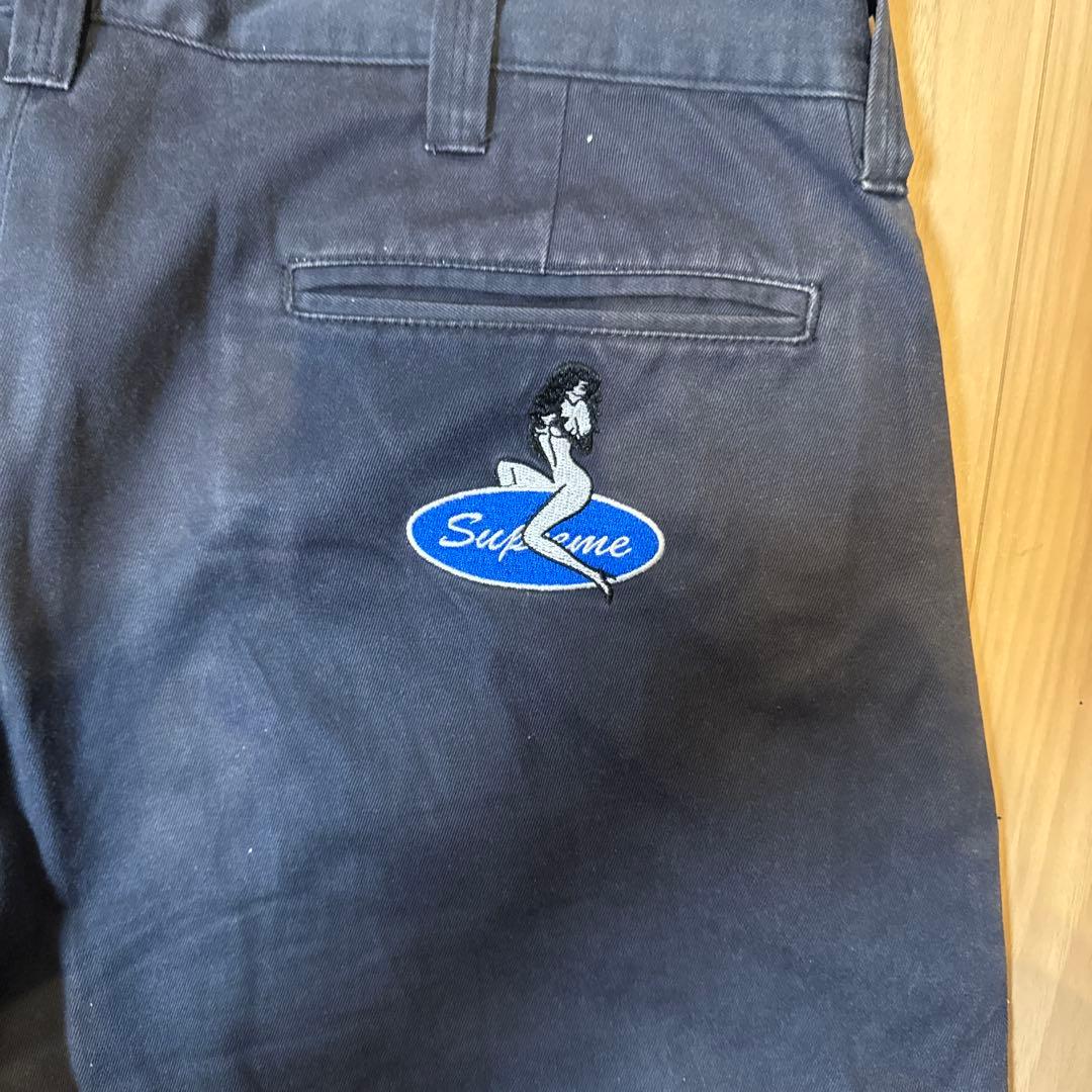 パンツ Supreme pin up chino pants navy 32