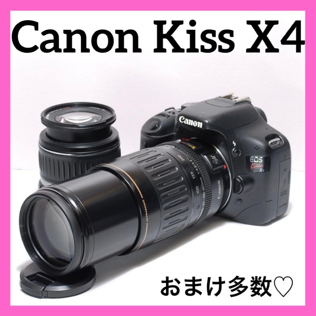 ✨野球観戦におすすめ✨Canon Kiss X4✨ダブルレンズ✨超望遠レンズ✨