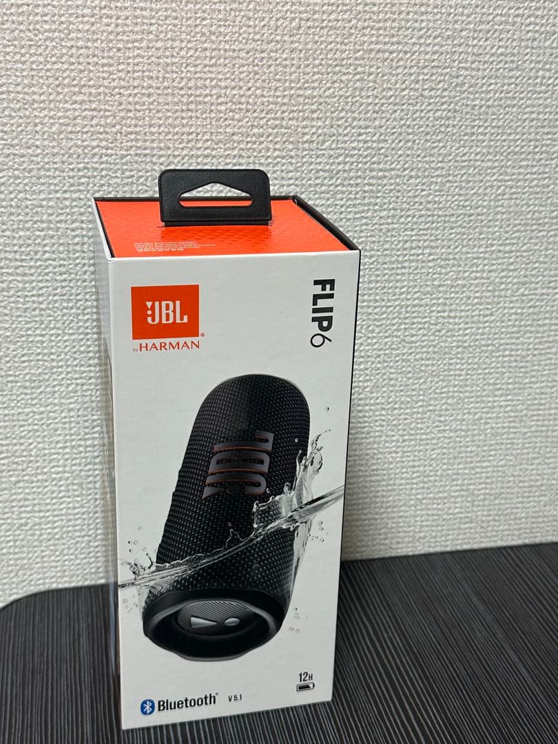 新品未開封JBL FLIP6 ブラック　ワイヤレススピーカー