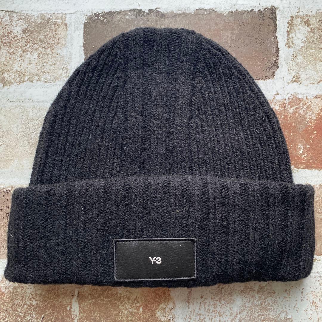 Y-3 黒 ニット帽