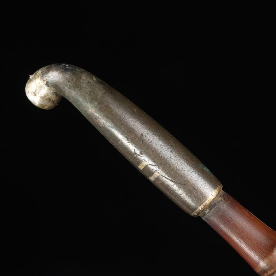 Y2978-2 時代物 金銀象嵌金具 金蒔絵 煙管入れ 煙草入れ 提物　　ち