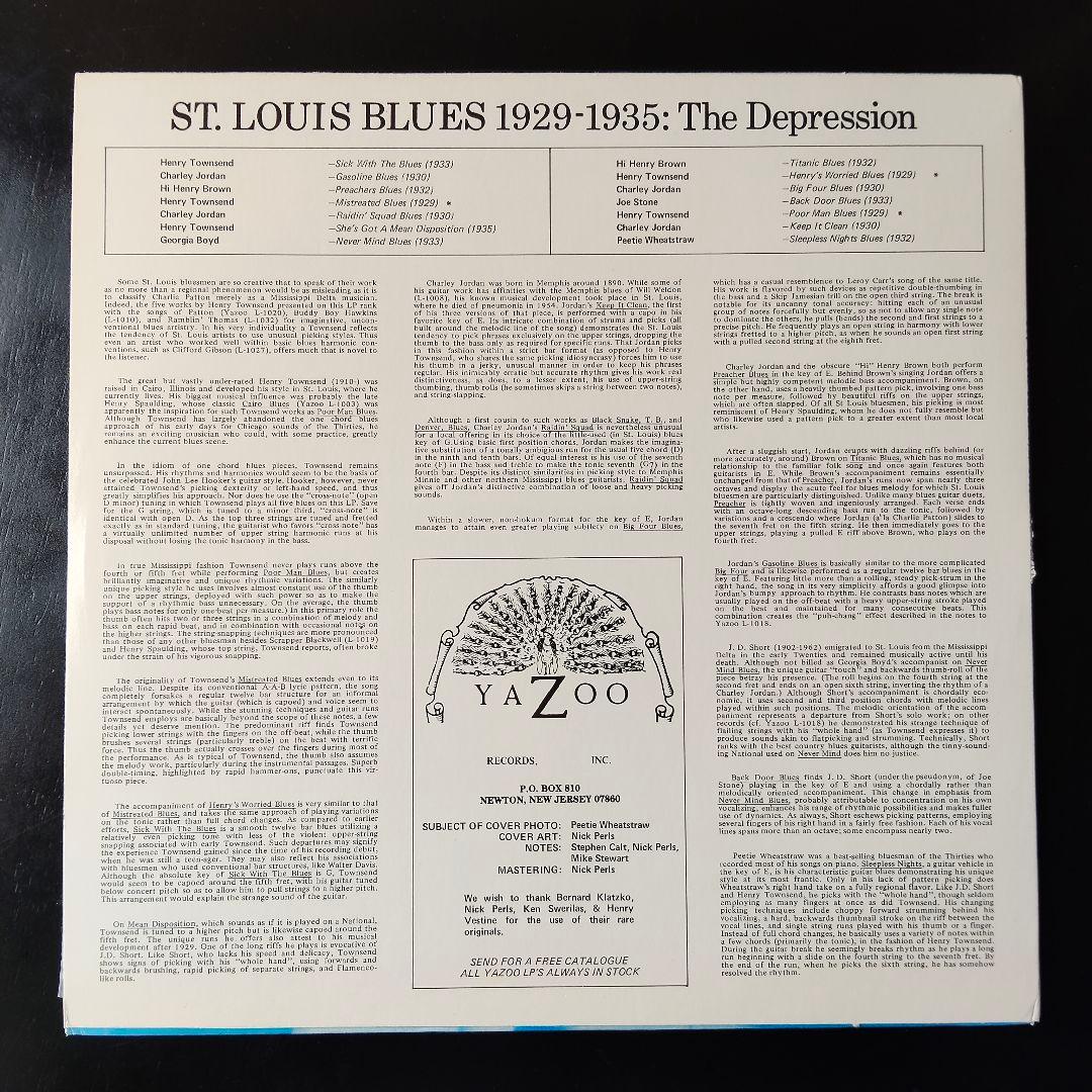 ST.LOUIS BLUES 1929-1935　レコード　ブルース　3枚セット