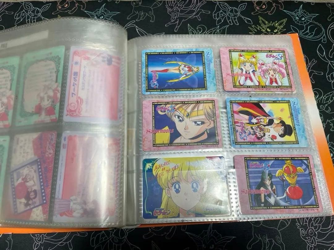 セーラームーン ファイル　ジャンボカード4枚　キラカード4枚　ノーマル一式