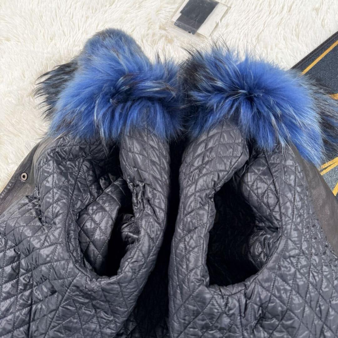 スポーツマックス コート ラムレザー L 毛並み◎なめし柔らか AA201