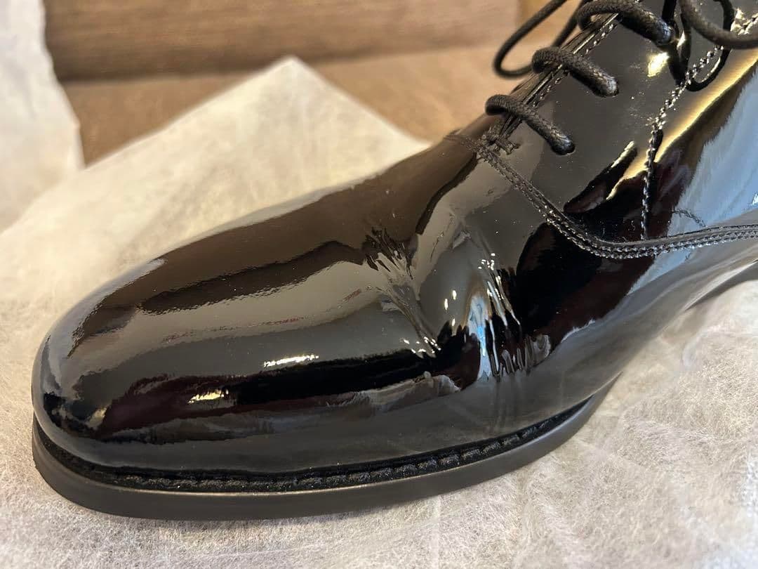 n*s様 エナメルシューズ サイズ7 新郎 革靴 トリートドレッシング