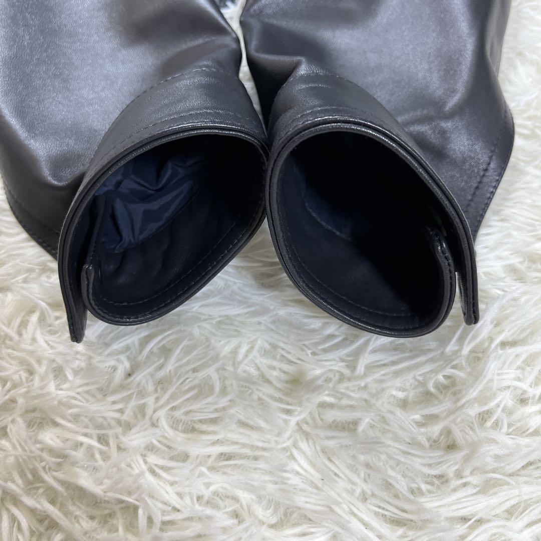 【美品】エンメティ×マッキントッシュ　切替　ジャケット　レザー　デニム　L