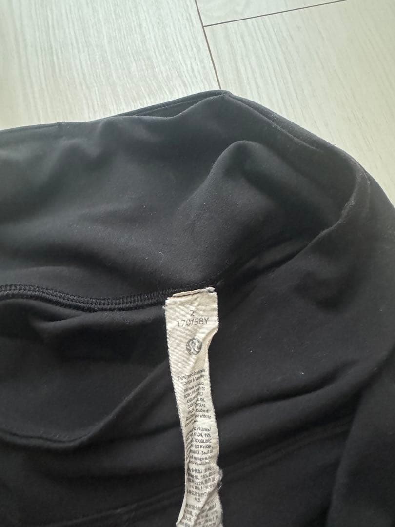 Lululemon ハイウエスト ブラック フレア ヨガパンツ レギンス XS