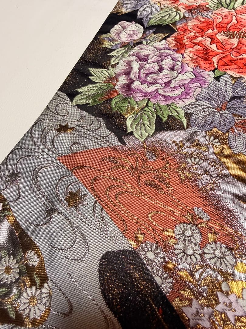 高級 袋帯 正絹 六通柄 純金箔24K ゴールド フォーマル 留袖 訪問着