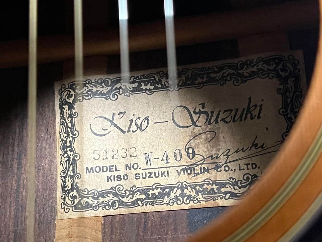 即配送 kiso suzuki 木曽鈴木 W-400 アコギ