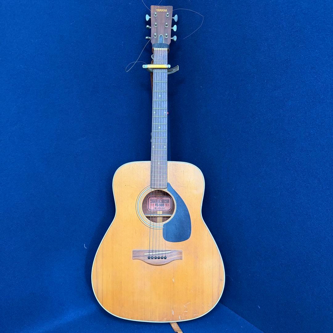 YAMAHA ヤマハ FG-180 アコースティックギター 赤ラベル ケース付き