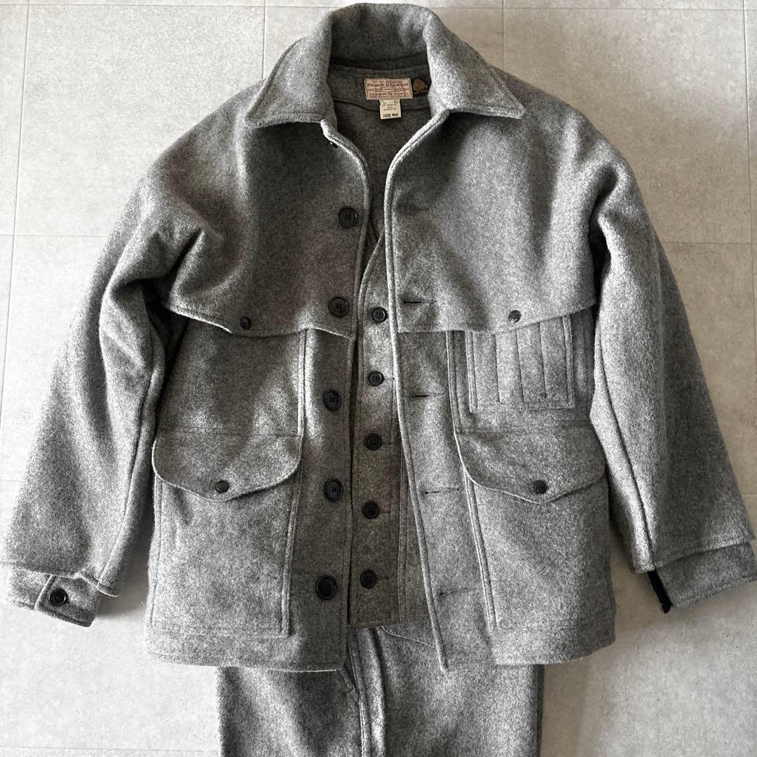 希少 USA製 フィルソン マッキーノウール スリーピース セットアップ グレー