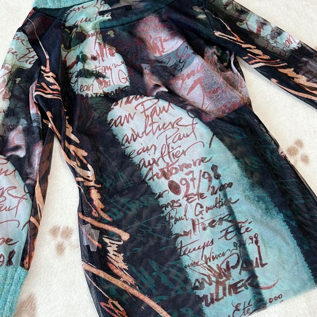 トップス Jean Paul Gaultier Fight Racism MESH TOP