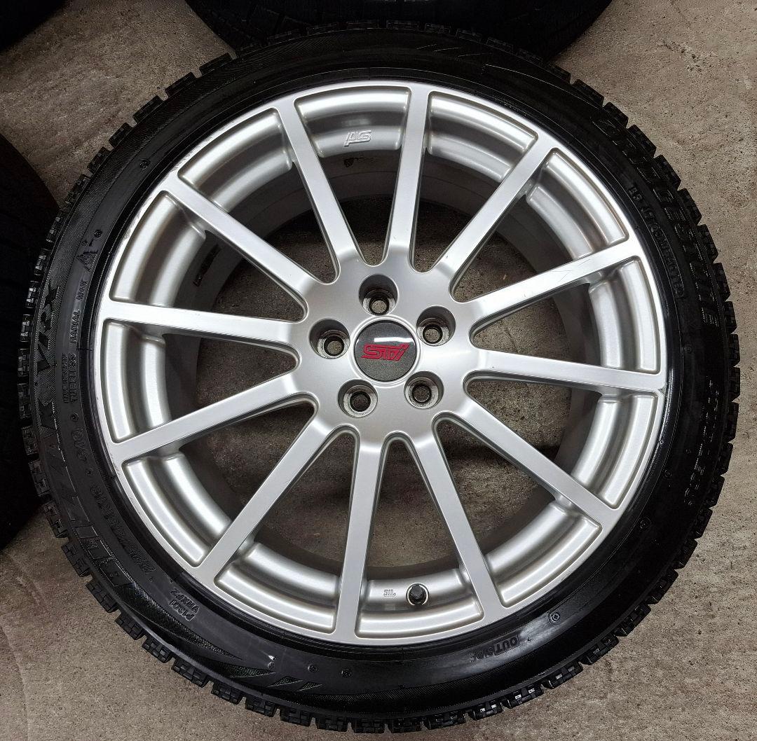 スバル レガシィ STI ts 18インチ 8.0J 純正 ホイールタイヤ