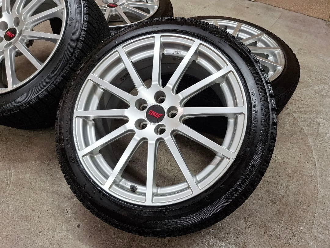 スバル レガシィ STI ts 18インチ 8.0J 純正 ホイールタイヤ