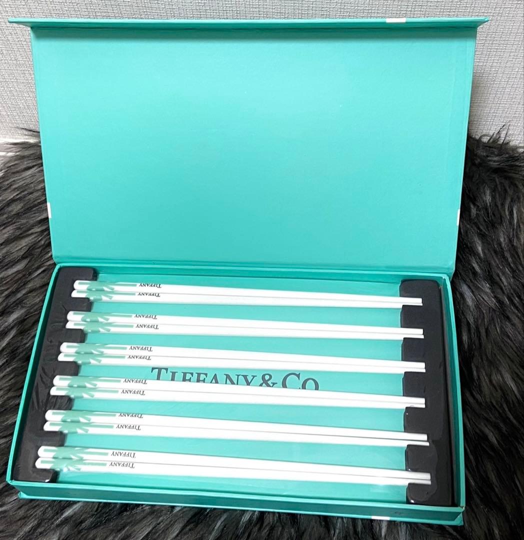 ティファニー非売品　ティファニーお箸　六膳セット　お箸セット　ティファニー箱入り