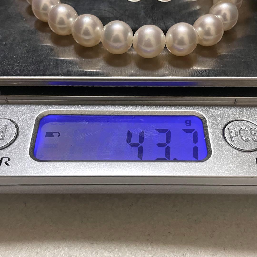 【田崎真珠✨超大珠✨極美品】 あこや本真珠 ネックレス 8.5 パール オーロラ