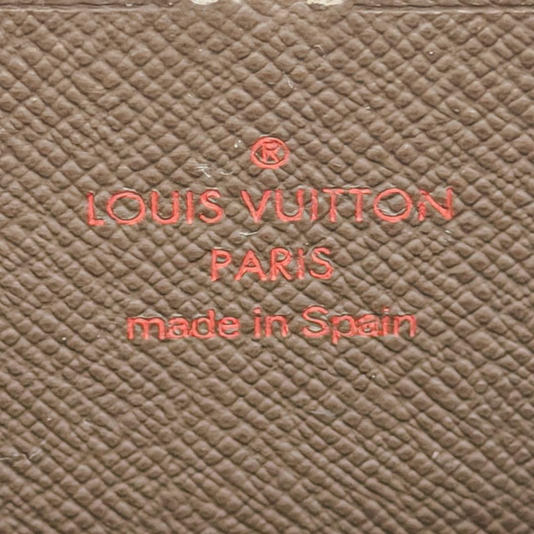 【最高峰美品】ルイヴィトン ダミエ ジッピーウォレット 長財布 エベヌ