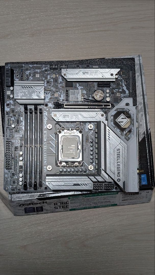 CPU i5 12600K + Asrock Steel legend B760m