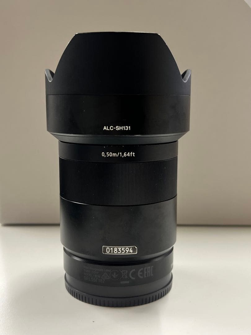 [美品]SONY ソニー Sonnar T* FE 55mm F1.8 ZA
