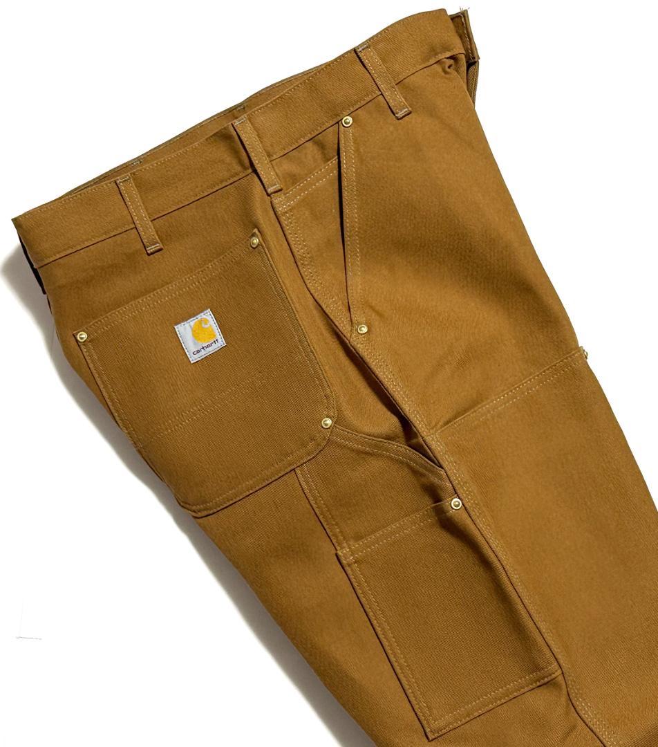 新品 カーハート 米国製 B01フィルムダック ダブルニー パンツ W32L32