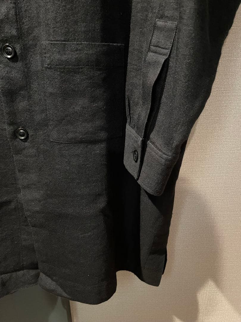 黒 M 激レアロング丈 90s Shirin Guild Band collar