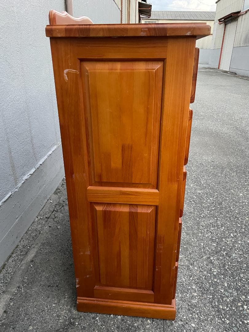 ★ 木製 バレンシア チェスト タイル パイン 箪笥 タンス 北欧 風 引出