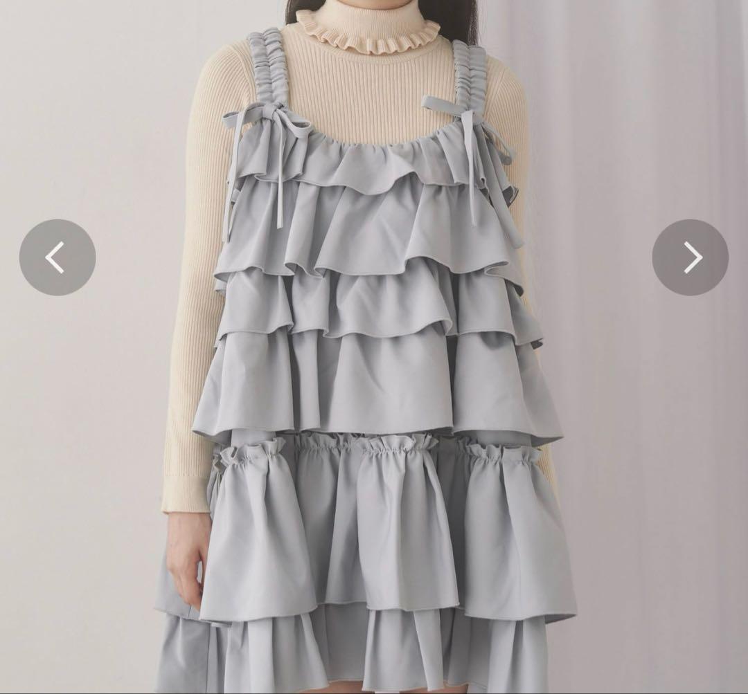 c*a様 タグ付 新品 merry jenny ホイップクリームミニワンピース