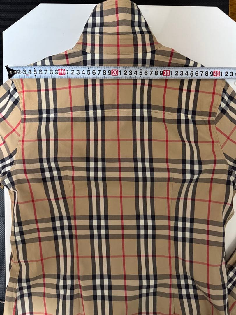 バーバリー　ノバチェックシャツL