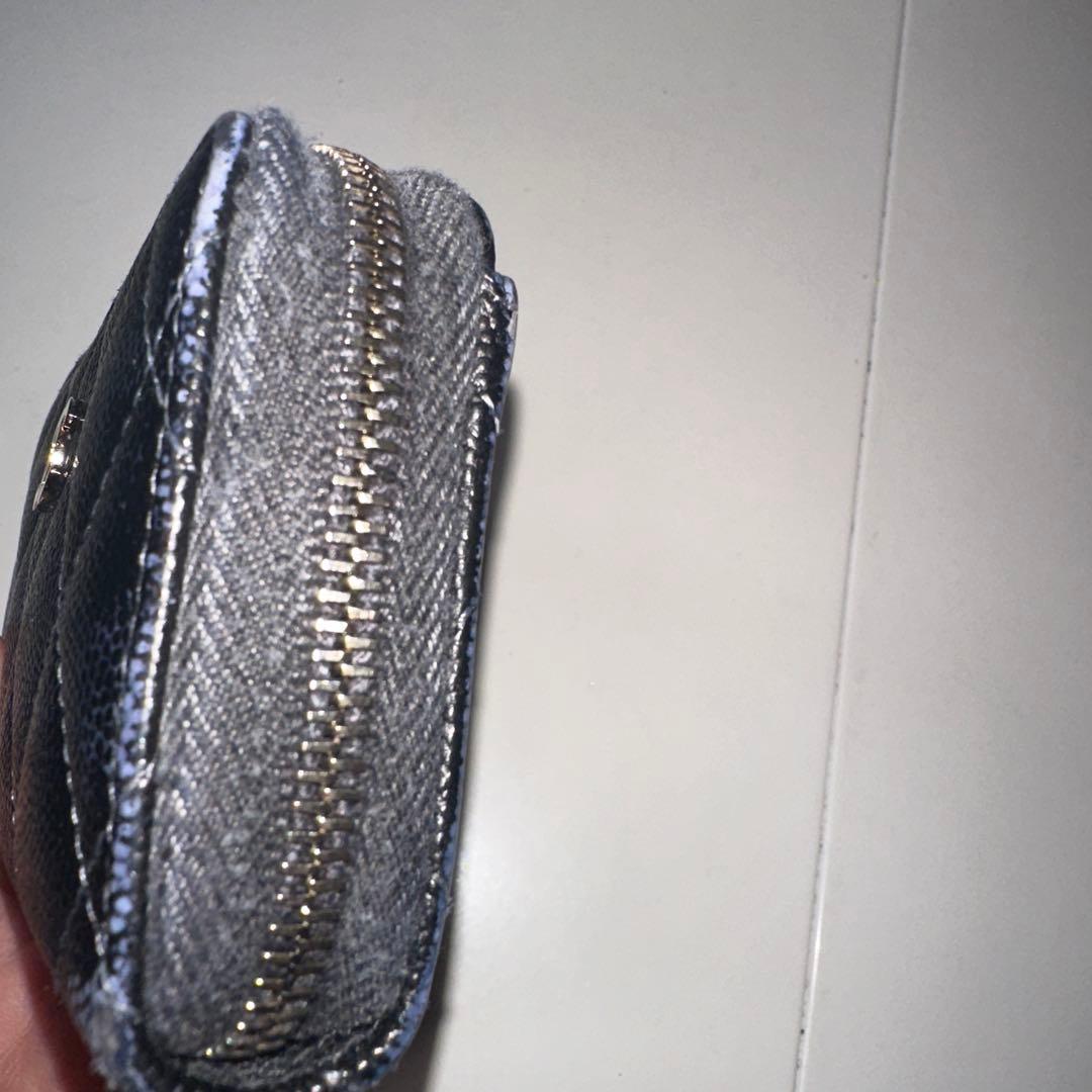 CHANEL シャネル　キャビアスキン　マトラッセ　ケース　財布