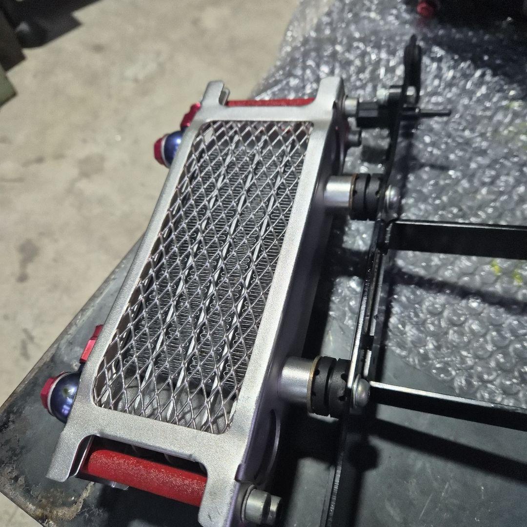 グロムjc75武川　クラッチカバー、オイルクーラー、ビックスロットル